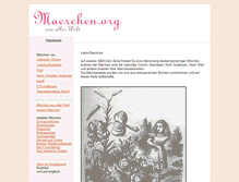 Tablet Screenshot of maerchen.org