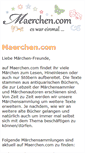 Mobile Screenshot of maerchen.com